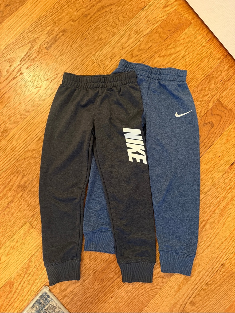 Nike Kids Black and Blue Jogger Pants 2-Pack